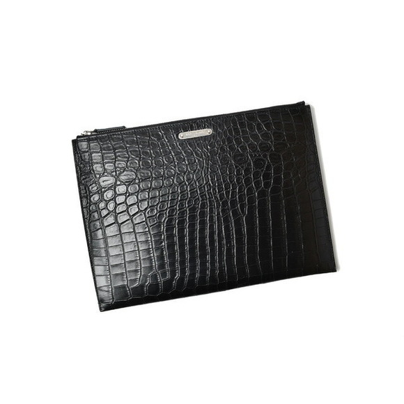 Saint Laurent Case Black Crocodile - Picture 1 of 10